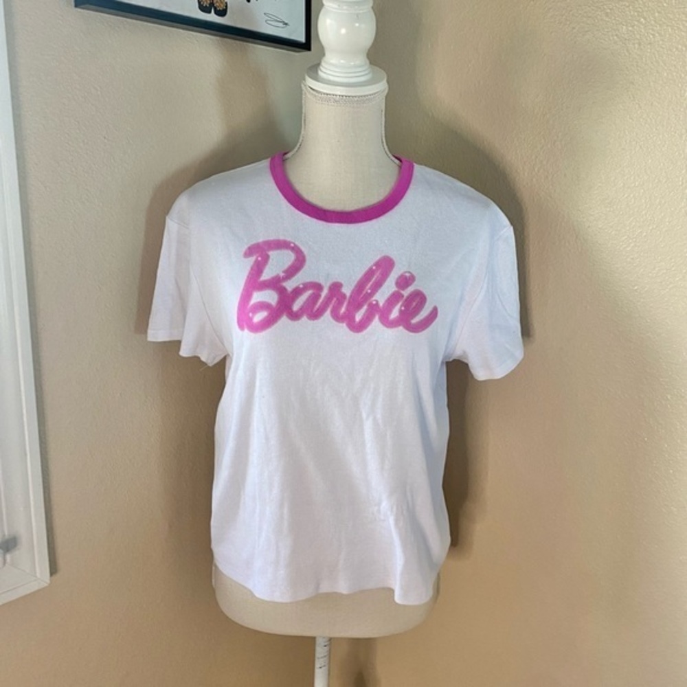 Barbie cropped tee, Sz. XXL